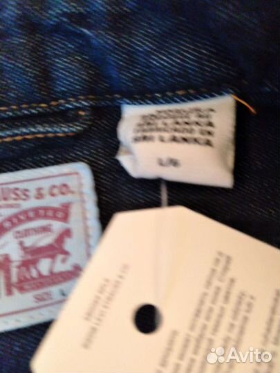 Джинсовая рубашка levis