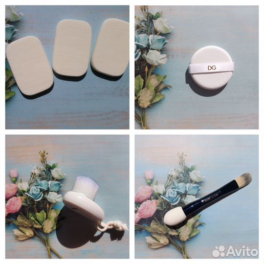 Кисти,спонжи,аппликаторы Chanel,Guerlain,EL и т.д