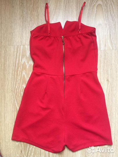 Красный ромпер Pink Lady