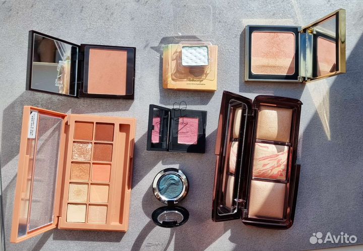 Румяна,тени,хайлайтер Hourglass,bobbi br.,odens