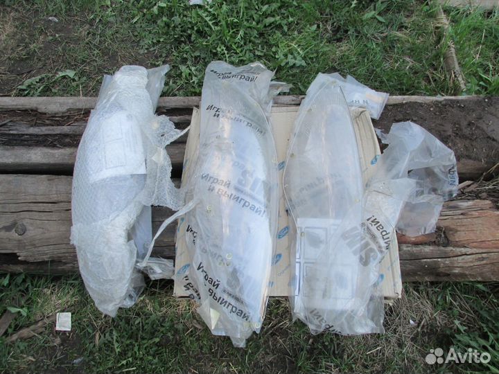 Защита фар прозрачная пластик Ford Mondeo 07 - 14