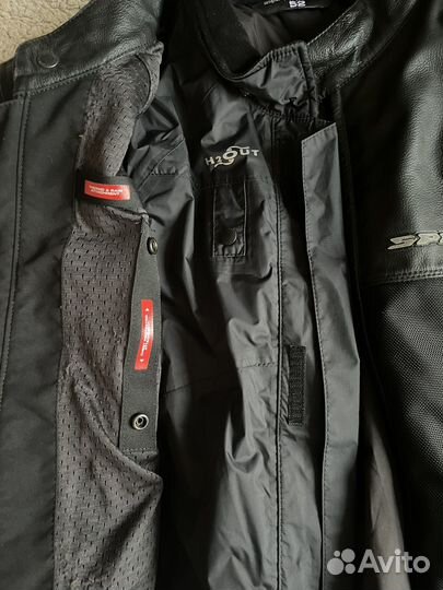 Мотокуртка кожаная 52