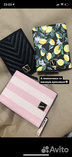 Обложка на паспорт Victoria's Secret оригинал