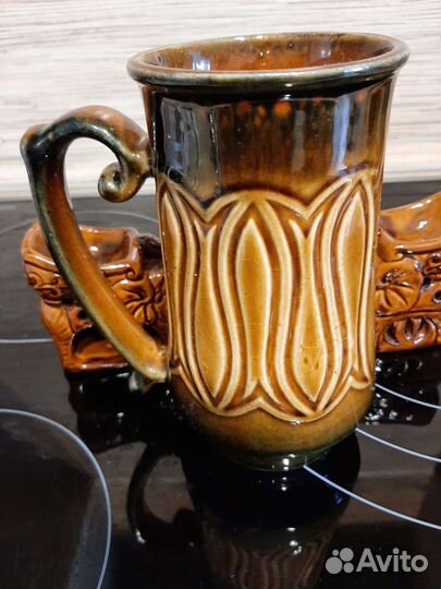 Керамические слоники- аромолампы, кружка СССР