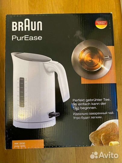 Чайник Braun WK 3100, белый