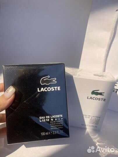 Духи lacoste мужские новые