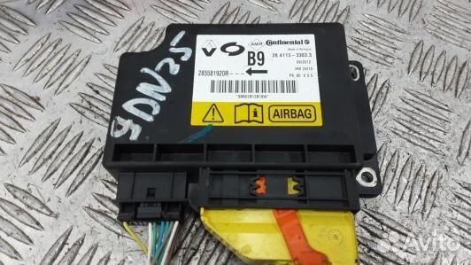 Блок управления airbag renault fluence 1 (9DN25OQ0