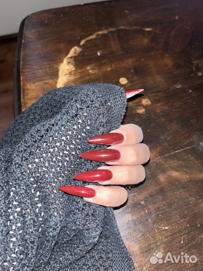 Маникюр наращивание ногтей