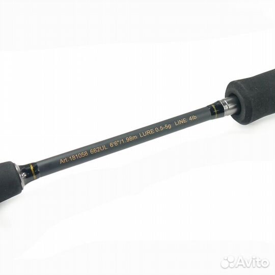 Спиннинг Caiman Lightgame spin 662UL 1,98м 0,5-5г