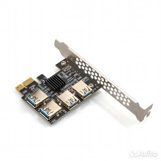 Разветвитель pci-e 1 на 4 райзер новые