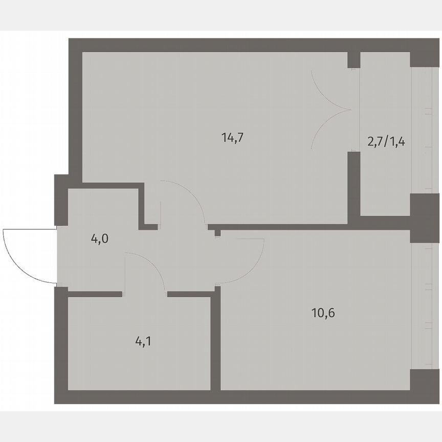 1-к. квартира, 34,7 м², 7/11 эт.