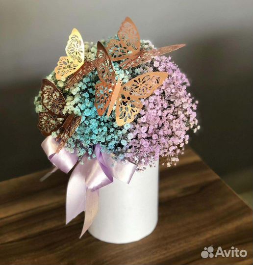 Гипсофила в Коробках. Цветы без Повода