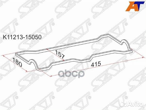 Прокладка клапанной крышки TY 4A/5A-FE -92 K112
