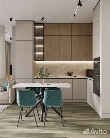 Стильный кухонный гарнитур