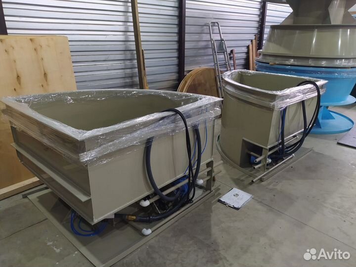 Угловая купель под ключ