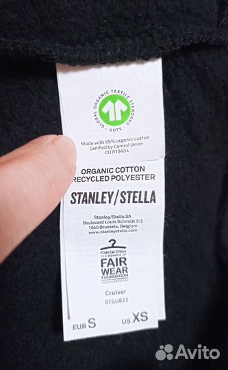 Новая, шикарная толстовка Stanley Stella р.S