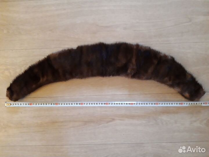 Меховой воротник из норки