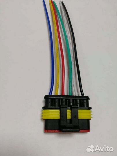 Разъем Камаз маз заднего фонаря диодного на 6 к