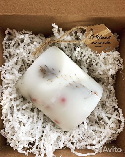 Свечи ароматические из кокосового воска