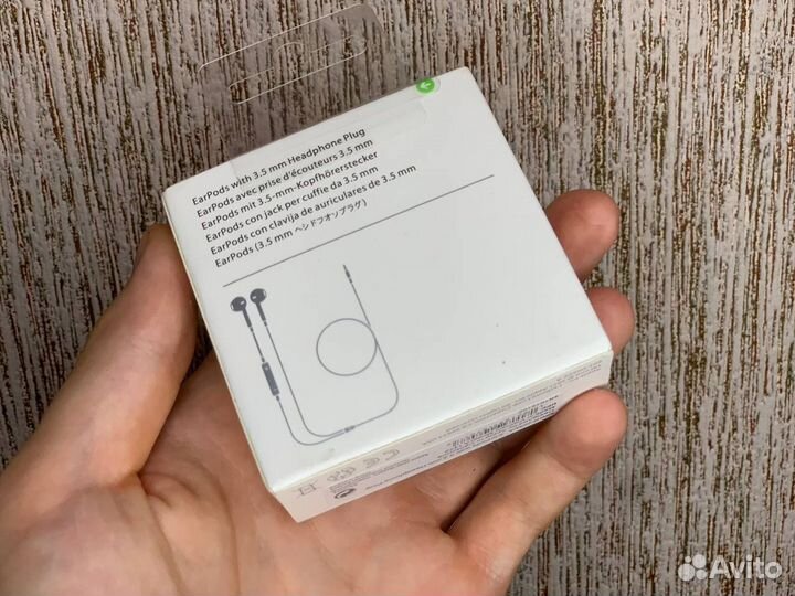Наушники Apple earpods 3.5 мм