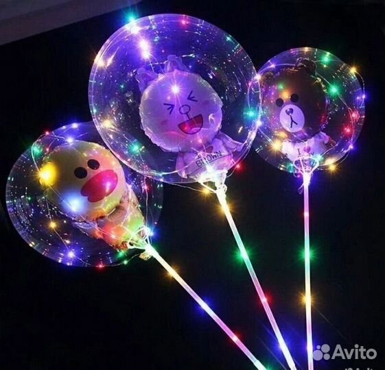 Светящиеся шары вертолётики игрушки оптом 64