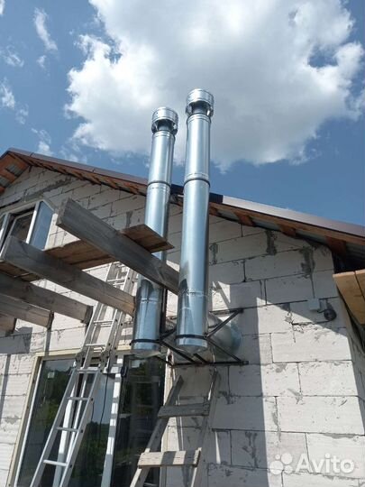 Монтаж чистка вентиляции дымоходов