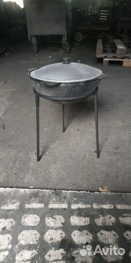 Тренога для казана, котелка разборная