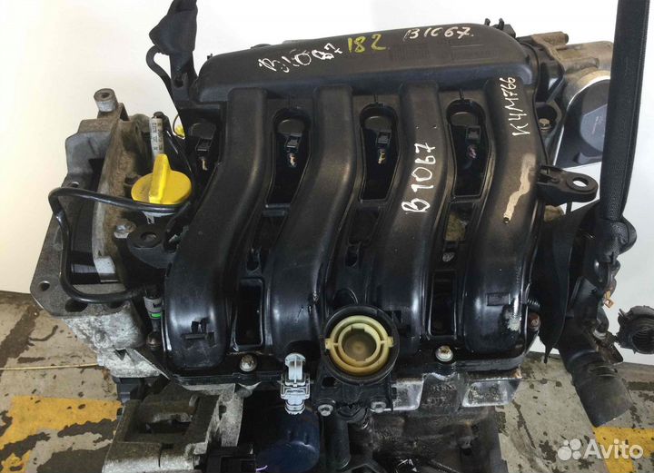Двигатель Renault Megane 2007 1,6 Бензин K4m766