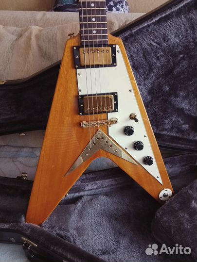 Epiphone flying v korina