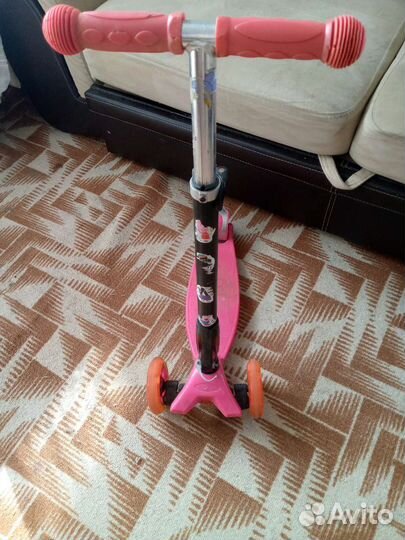 Самокат детский трехколесный бу