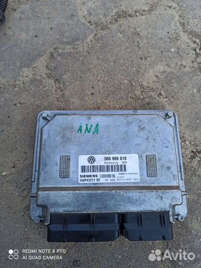 Пассат В5 1.6i 8v ANA эбу Siemens 3B0 906 018