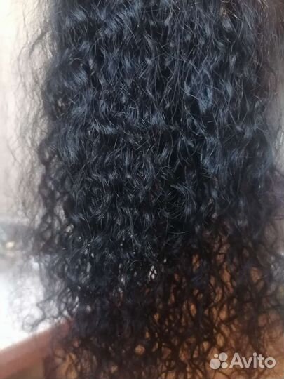 Волосы кудряшка для наращивания славянка