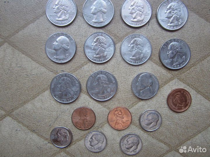 Монеты США, Канады