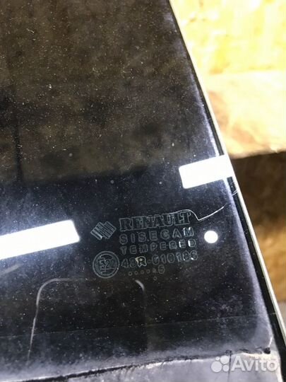 Форточка двери задняя правая Renault Logan 2 седан