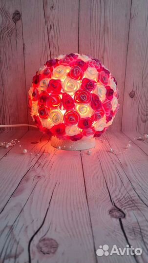 Светильник букет роз