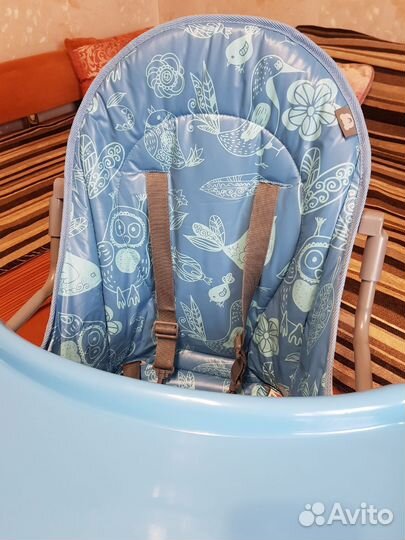 Детский стульчик Babyton Birdie голубой