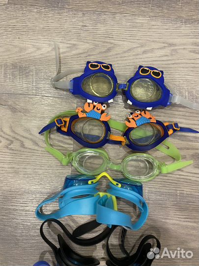 Очки, маска, Трубка детские взрослые бу