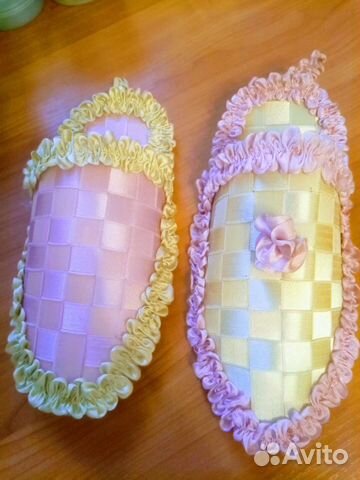 Тапочки HandMade для хранения расчесок и мелочей