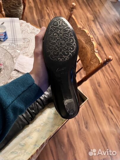 Кожанные сапоги женские 40 размер