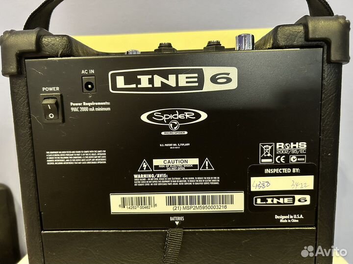 Гитарный комбоусилитель line 6 micro spider