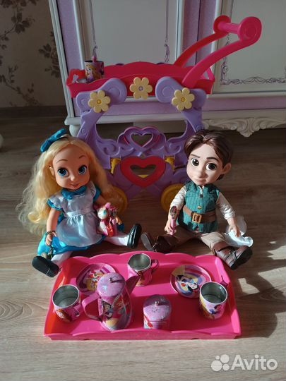 Тележка,столик с посудкой детской Дисней