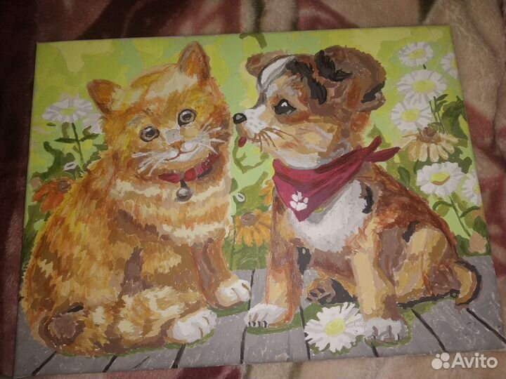 Картина по номерам готовая 