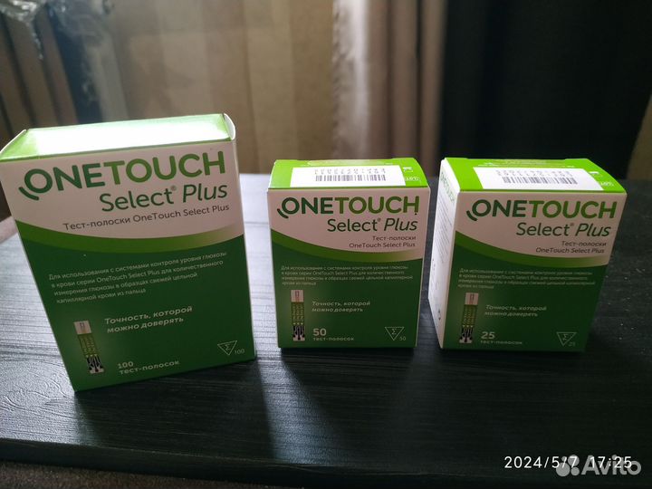 Тест полоски one touch select plus