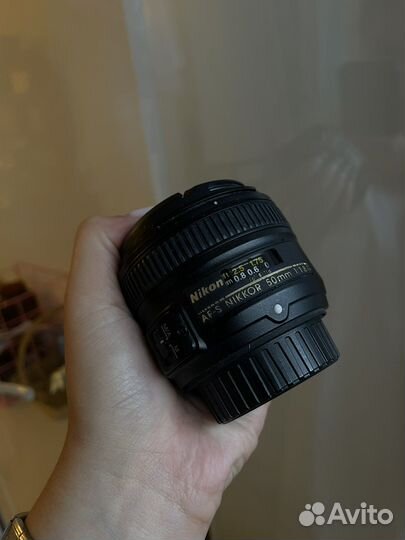 Объектив nikkor lens AF-S 50 mm f/1.8G Nikon