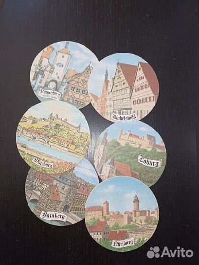 Подставки под стаканы пивные