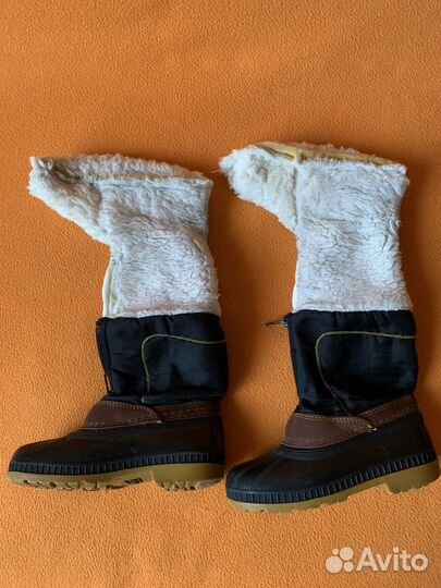 Сноубутсы на мальчики на искусственном меху