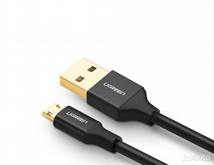 Кабель micro USB-USB 2.0, в оплетке нейлоновой 1,0