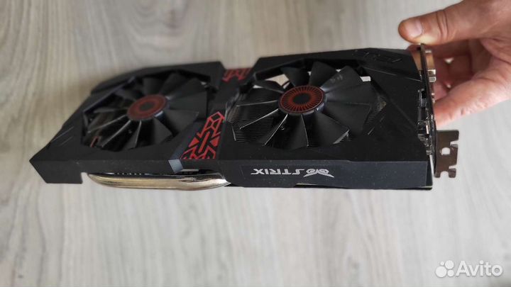Видеокарта Asus strix R9 285 2Гбт