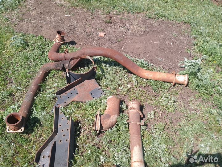 Выхлопные трубы, огнеопасник Камаз