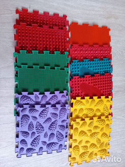 Игровой коврик пазл массажный ортопедический